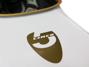 Sticker: Cinco badge