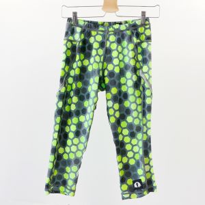 Funky 3/4 Leggings LIME BEEHIVE - S