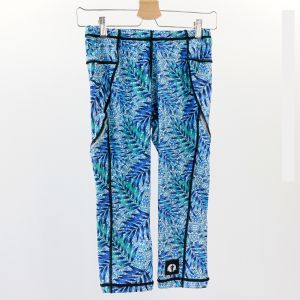 Funky 3/4 Leggings MAYAN PALMS - S