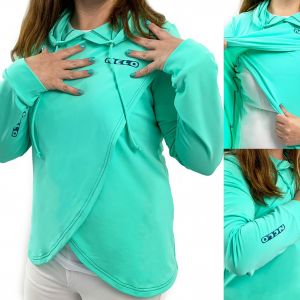 Nelo Nursing Hoodie- Turquoise