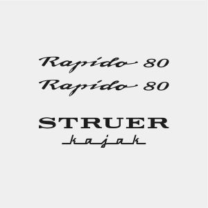 Sticker: Struer Rapido 80 Pack